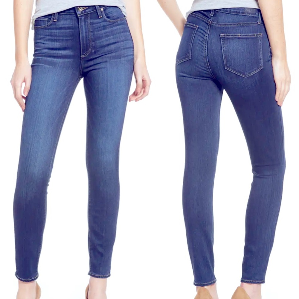 PAIGE High Rise Jeans Hoxton ankle